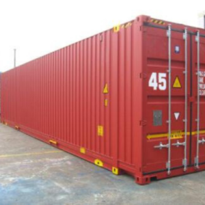 Conteneur maritime High Cube 45 pieds – Hauteur supplémentaire