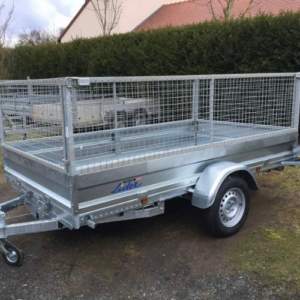 Remorque plateforme Lider 40380 avec frein – 1000kg robuste
