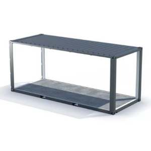Conteneur pergola 20 pieds – Salon extérieur