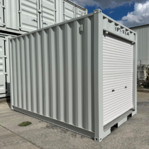 Conteneur maritime 10 pieds avec porte sectionnelle | Conteneur de stockage