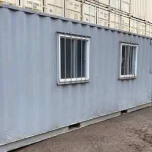 Conteneur bureau 20 pieds d'occasion avec chauffage