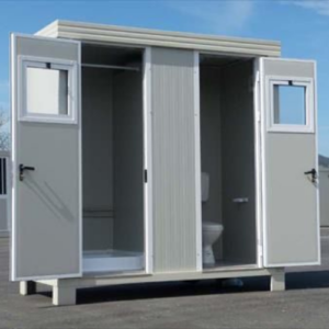 Conteneur sanitaire avec WC et douche – 2,40m | WC mobile