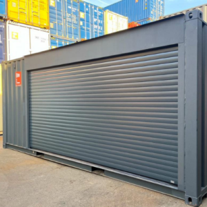 Conteneur maritime 20 pieds avec porte sectionnelle – Conteneur de stockage