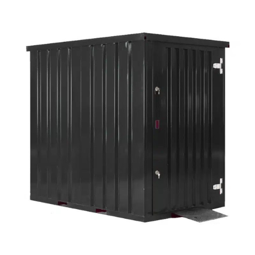 Conteneur de jardin démontable avec rampe | Conteneur de stockage